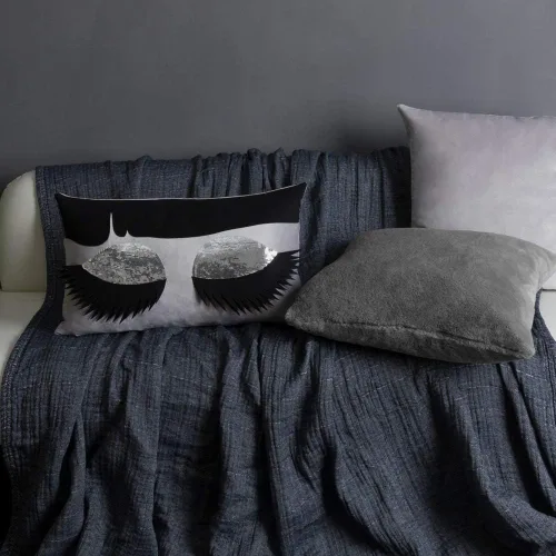 Vista 8 de KINGROSE Funda de almohada larga 3D hecha a mano con lentejuelas doradas, reversible, funda de cojín decorativa, funda de cojín rectangular