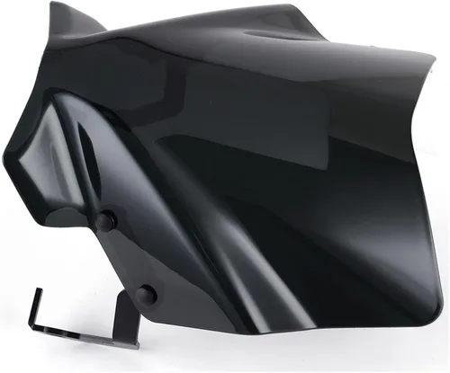 Vista 8 de LIANGJING Windshield Compatible with Ducati Monster 797 821 1200 1200S 1200R 2014 2015 2016 2017 2018 2019 2020 Motorcycle Wind Shield Windscreen