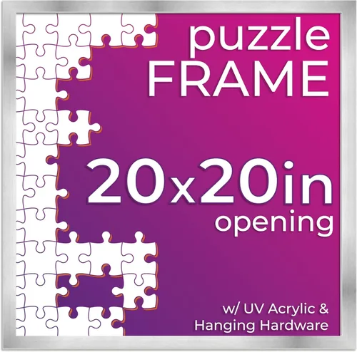 Vista 26 de Poster Palooza Kit de marco de rompecabezas de 11.25 x 38.25 pulgadas. El kit incluye hojas de pegamento para rompecabezas, marco de rompecabezas
