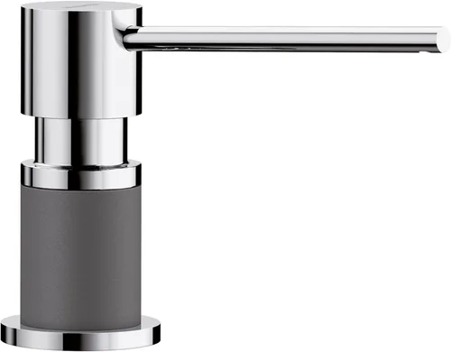 Vista 15 de BLANCO, LATO - Dispensador de jabón de cocina de cromo pulido, 10 onzas