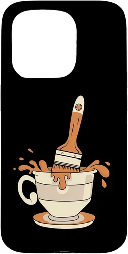 Vista 14 de Painter Coffee - Varnisher Paint Painting Case for iPhone 16