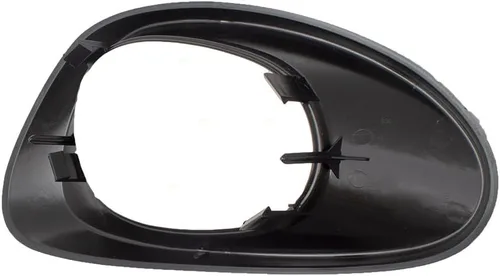 Vista 5 de Brock Reemplazo de pasajeros Interior delantero Interior Manija de puerta Bisel negro texturizado compatible con 02-09 Trailblazer y 02-06 EXT
