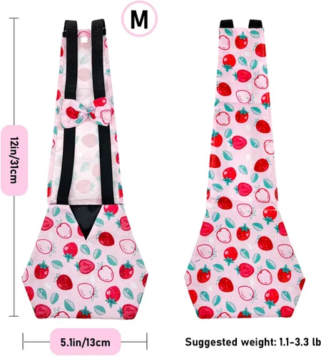 Vista 2 de 3 piezas de pañales de pollo para gallinas, pañales para mascotas, pañales reutilizables para pollo, accesorios de ropa con pajarita para aves