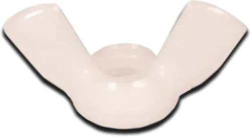 Tuercas de ala de nailon Perno de ala Tuerca de pulgar Tuerca de mariposa Alas de tuerca de ala Herramienta de mano de tuerca de ala, paquete de 10