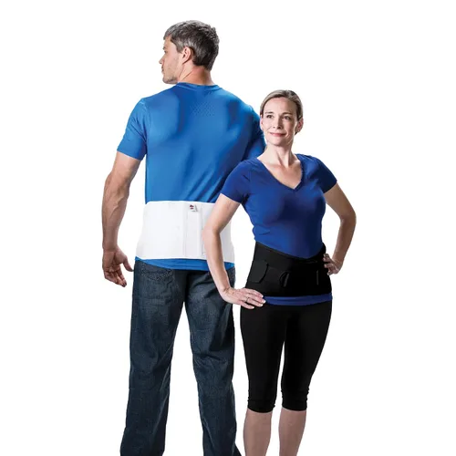 Vista 9 de Core Products Corfit LS Soporte lumbar ajustable para aliviar el dolor, hombres/mujeres, negro, pequeño