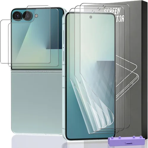 Vista 155 de Paquete de 3 protectores de pantalla para Amazfit Active 2, protección flexible de vidrio no templado, película protectora transparente HD