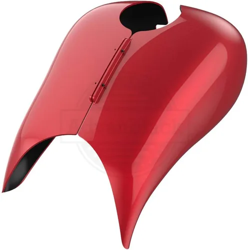 Vista 374 de Fundas de tanque estiradas para whisky ámbar con consola de tablero para Harley Touring Street Glide Road Glide 2014 2015 2016 2017 2018 2019 2020