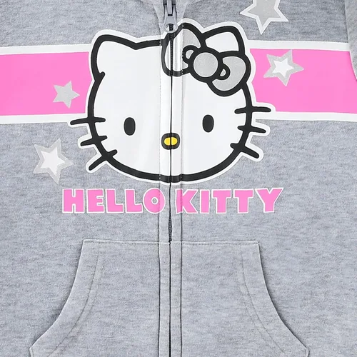Vista 5 de Hello Kitty Sanrio Girls Zip Up Hoodie and Pants Set