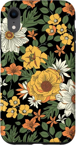Vista 24 de iPhone 16 Yellow Wildflower Summer Flowers Botanical Graphic Floral Case