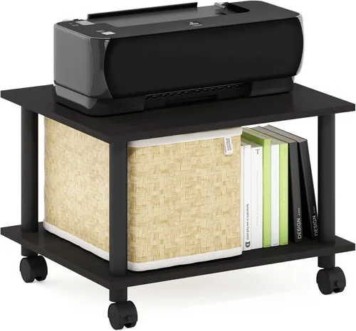 Vista 18 de Furinno Turn-N-Tube - Estante de almacenamiento multiusos de 3 niveles sin herramientas