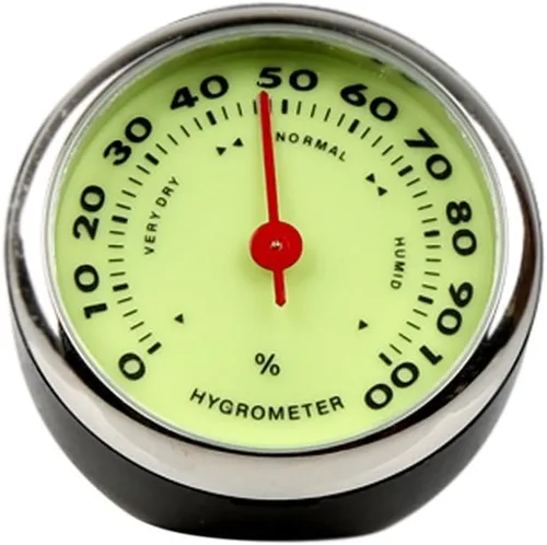 Vista 4 de Higrómetro para salpicadero de coche - Mini higrómetro para vehículo decorativo Clip para salida de aire