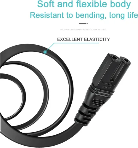 Vista 2 de SLLEA Cable de alimentación de CA para Sony CFD-S07 CFD-S07CP Boombox AM/FM CD Radio Cassette Player