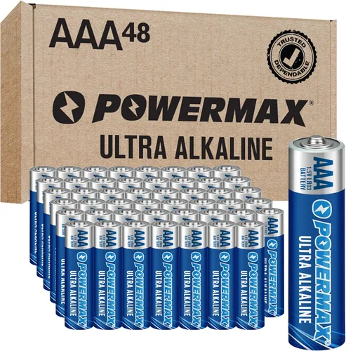 Vista 8 de Powermax 36 pilas AAA triples, batería alcalina de larga duración para el hogar y la oficina, vida útil de 10 años, embalaje resellable