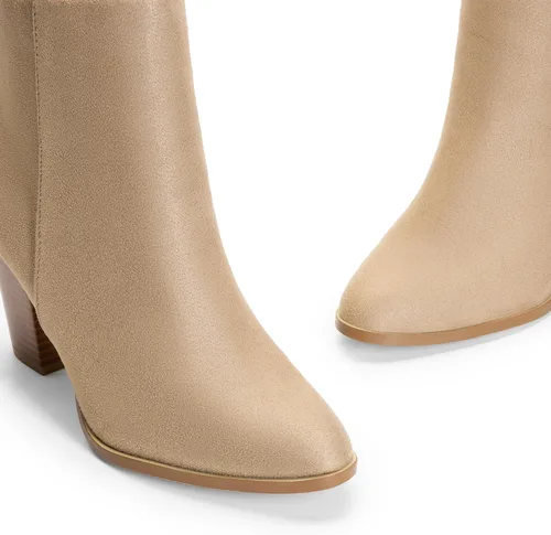 Vista 9 de DREAM PAIRS - Botines de tacón ancho con bloque para mujer