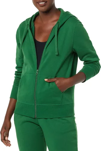 Vista 12 de Amazon Essentials - Sudadera con capucha de felpa para mujer, con cremallera completa (disponible en tallas extragrandes)