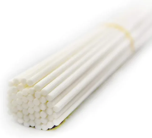 Vista 11 de 50 varillas de repuesto para difusor de varillas de fibra para fragancia aromática (beige, 0.315 x 0.118 in)