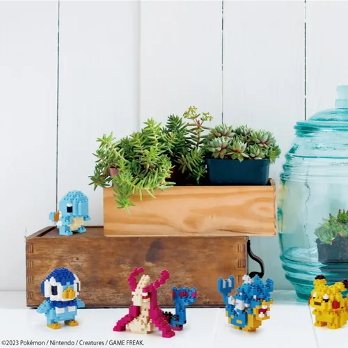 Vista 3 de Nanoblock - Squirtle, kit de construcción de Pokémon (NBPM_004)