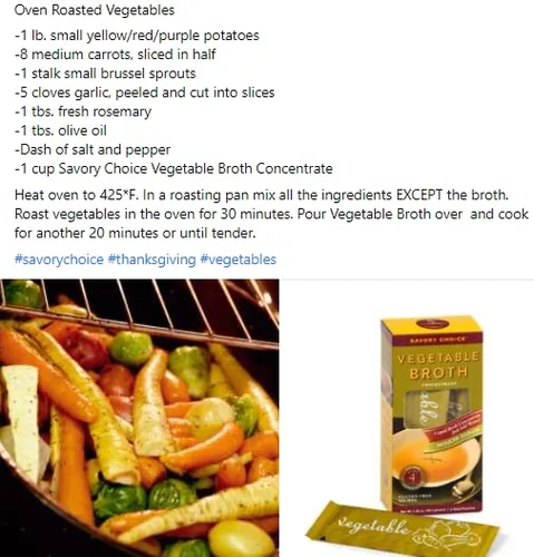 Vista 5 de JMA Shop Savory Choice - Concentrado de caldo de verduras bajo en sodio de 0.34 oz x 16
