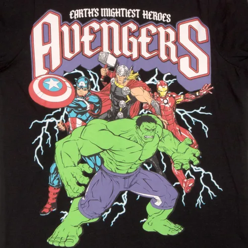 Vista 7 de Marvel Paquete de 2 camisetas de manga larga de Spider-Man y Vengadores para niños, Spiderman y Vengadores