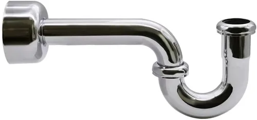 Vista 15 de Westbrass A400-1-62 1-1/2" OD 17 calibre P-Trap con brida de caja alta, negro mate