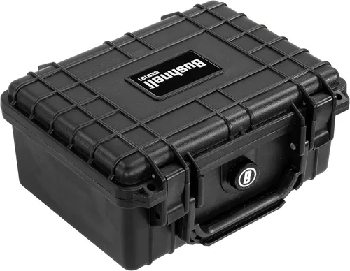 Vista 6 de Bushnell Estuche rígido compacto impermeable de 9 pulgadas para binoculares, óptica, equipo, a prueba de golpes y listo para TSA (negro)