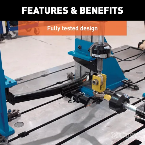 Vista 6 de CURT 13419 Enganche de remolque Clase 3, receptor de 2 pulgadas, se adapta a Select Ram 1500