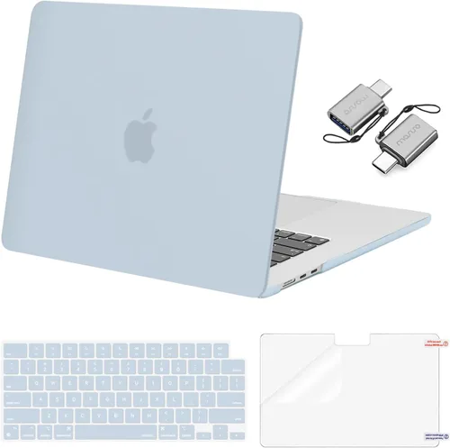 Vista 20 de MOSISO Compatible con MacBook Air de 15 pulgadas M5 2026 M4 2025 M3 M2 2024 2023 A3448 A3241 A3114 A2941, carcasa dura, cubierta de teclado
