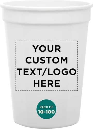 Vista 18 de Vasos de plástico desechables personalizados de 12 onzas. Juego de 10/50/100, paquete personalizado a granel, perfecto para verano, eventos