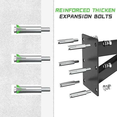 Vista 5 de Eapele Soporte para bolsa pesada, soporte de pared ajustable para saco de boxeo y entrenamiento de Muay Thai, resistente 500 libras para bolsa