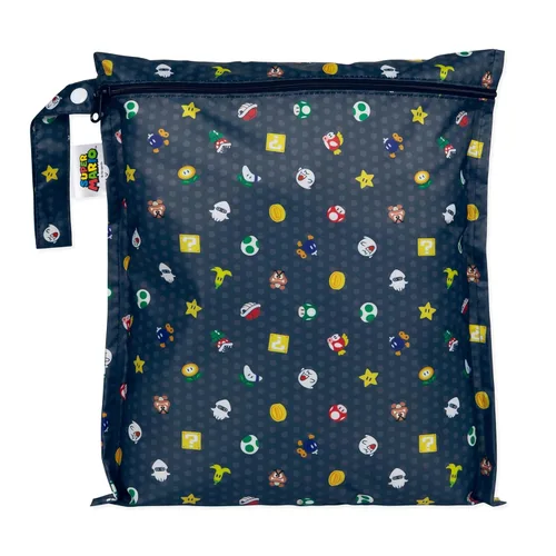 Vista 22 de Bumkins - Bolsa impermeable húmeda y seca para bebé, viajes, traje de baño, pañal de tela, piezas de extractor de leche, piscina, playa, ropa