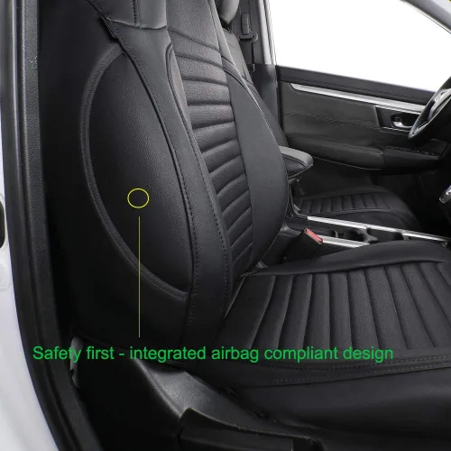 Vista 6 de EKR Fundas de asiento CRV de ajuste personalizado para Honda CRV 2015 2016 Juego completo de funda de asiento para SUV, protectores de asiento