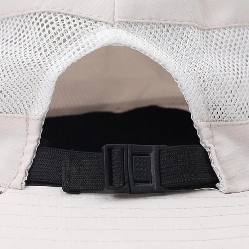 Vista 8 de Sombrero de sol para mujer de verano, sombrero de playa de ala ancha, protección UV al aire libre, plegable, malla fresca, diseño para cola