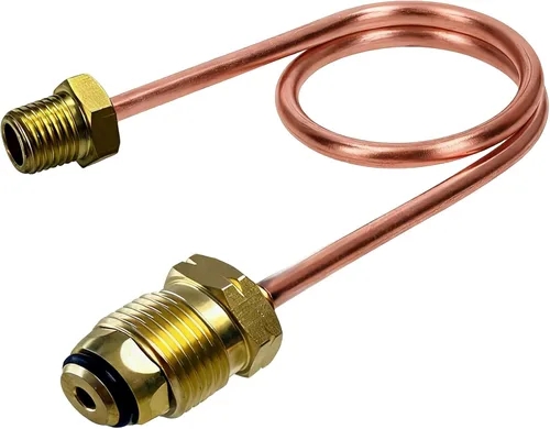 Vista 13 de MCAMPAS Regulador de Cambio Automático Coleta de Cobre POL x 1/4" Conexión Macho Invertida 15" de Largo