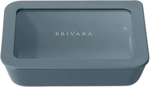 Vista 27 de Recipiente de almacenamiento de alimentos de vidrio recubierto de cerámica Sin PTFE, PFOA, PFAS y BPA Recipiente reutilizable no tóxico