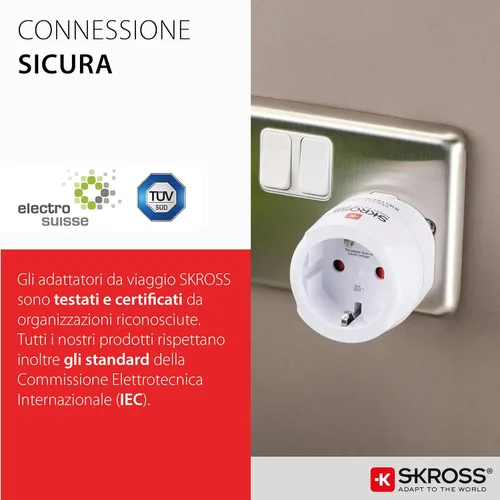Vista 6 de SKROSS Adaptador de viaje de país - Europa a Reino Unido