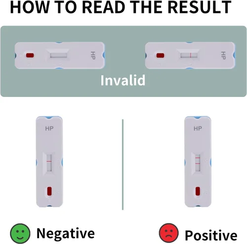 Vista 7 de H. Pylori, Kit de detección de Helicobacter Pylori de 2 pruebas, 10-15 minutos de prueba rápida en casa, El resultado es altamente preciso, Fácil