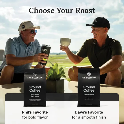Vista 7 de For Wellness Café molido orgánico arábica (12 onzas, tostado medio) Combínalo con las cosas buenas para sobrecargar tu café