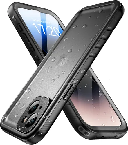 Vista 77 de SPORTLINK Funda impermeable para iPhone XR, protector de pantalla integrado a prueba de golpes, resistente al polvo, protección militar, resistente