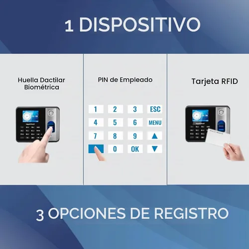 Vista 3 de Tarjetas de tiempo, paquete de 10 tarjetas RFID para empleados compatibles