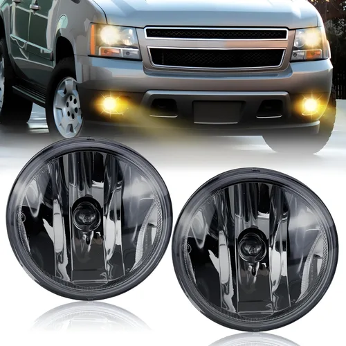 Vista 30 de Conjunto de luces antiniebla para Silverado 1999-2002 1500 2500/2001 2002 Silverado 1500HD 2500HD 3500/2000-2006 Tahoe Suburban 1500 2500