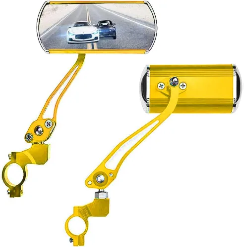 Vista 7 de Espejo retrovisor para manillar, 2 unidades, espejos de bicicleta para manillar, espejos de bicicleta para manillar para bicicleta eléctrica