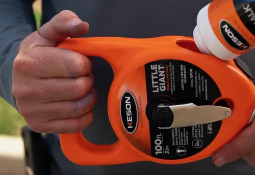 Vista 10 de Keson P100BKT - Carrete de línea de tiza, cuerda de 0.069 pulgadas, capacidad de 2 a 4 onzas, 100 pies (paquete de 30)